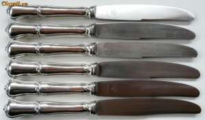 sase cutite argint 925/1000