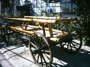 VAND CAR DIN LEMN RUSTIC FOARTE VECHI