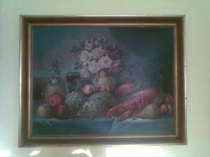 vand tablou vechi semnat de pictor renumit