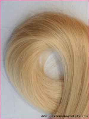 Extensii din par. natural cu cheratina 2 ron buc