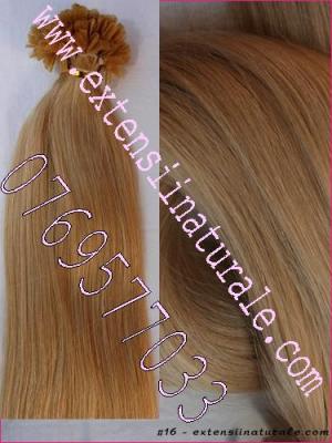 Extensii din par. natural cu cheratina 2 ron buc