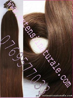 Extensii din par. natural cu cheratina 2 ron buc