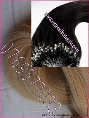 Extensii din par. natural cu cheratina 2 ron buc