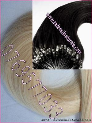 Extensii din par. natural cu cheratina 2 ron buc