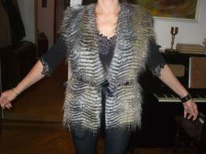 Vand veste blana ecologica,  import Franta,  fabricate de designer in Romania.