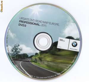 DVD CD HARTI NAVIGATIE GPS BMW 2011 2010 PROFESSIONAL HIGH BUSINESS CU ROMANIA DETALIATA UPDATE 3D S
