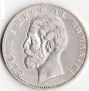 Vand moneda argint Carol I 1883(5L)