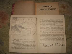 V�nd  ISTORIA LITERATURII ROM�NEŞTI de N. Iorga,     vol.  III,   1929