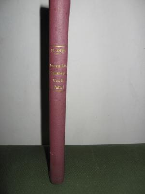 V�nd  ISTORIA LITERATURII ROM�NEŞTI de N. Iorga,     vol.  III,   1929