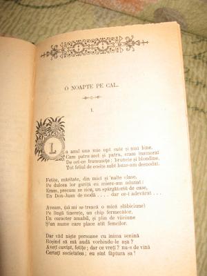 V�nd carte veche POEZII şi PROZĂ de D. Bolintineanu 1911