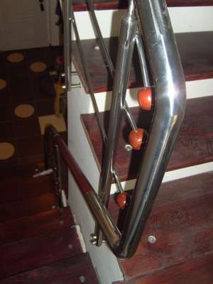 Balustrada inox curbata