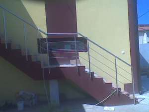 Balustrada inox scari exterioare
