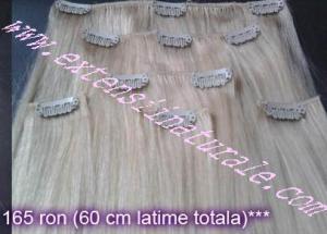 Extensii din par natural cu cheratina 2 ron buc