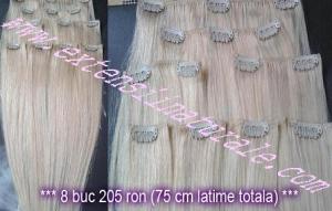 Extensii din par natural cu cheratina 2 ron buc