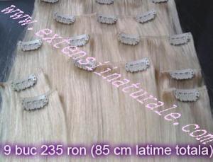 Extensii din par natural cu cheratina 2 ron buc