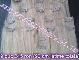 Extensii din par natural cu cheratina 2 ron buc