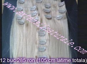 Extensii din par natural cu cheratina 2 ron buc