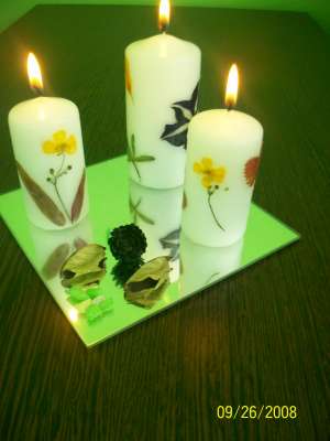 lumanari decorative unicat