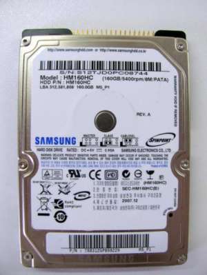 vand hdd laptop IDE ATA (PATA ,  P-ATA) notebook NOI NOUTE SAMSUNG SI HITACHI - 160 GB - noi noute