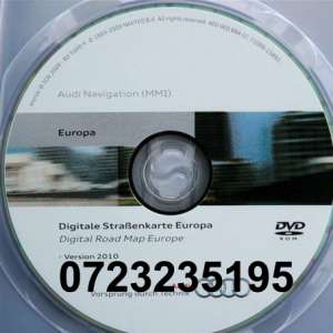 CD NAVIGATIE AUDI MMI BASIC PLUS 2011 CU ROMANIA DETALIATA