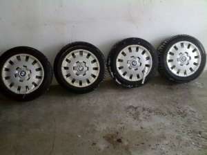 Jante Originale Bmw seria 3- 16 +cauciucuri de iarna