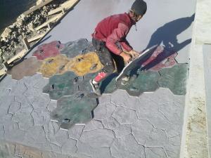 beton amprentat,    pardoseli  industriale ,   sape