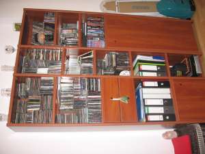 Vand coltar+biblioteca+pat