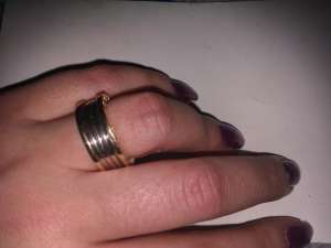 inel bvlgari de aur de dama
