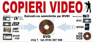Transfer casete video pe DVD Constanta
