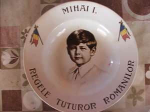 Farfurie Mihai I Regele Tuturor Rom�nilor