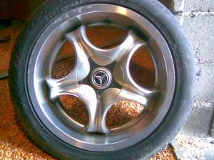 vand jante auto pe 17 de mercedes cu anvelope de vara