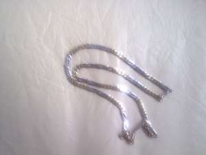 vand lant aur in doua culori {alb si galben} model channel 14k  48grame pret 60 ron /gram
