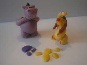 vand figurine din martipan