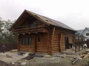 Casa lemn rotund