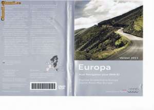 DVD navigatie AUDI RNS-E 2011  Romania FULL