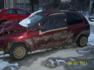vand opel corsa avariat,  imatriculat