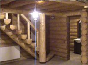Casa lemn rotund