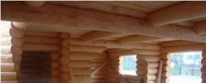 Casa lemn rotund