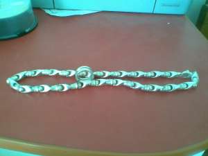 vand lant gros de argin model deosenit + un inel bvlgari de argint