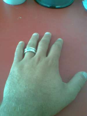 vand lant gros de argin model deosenit + un inel bvlgari de argint