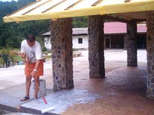 beton amprentat,   curti,   alei ,   gradini,   parcari private