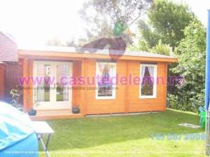 Casuta de lemn Fraser 6x4m,  28 mm