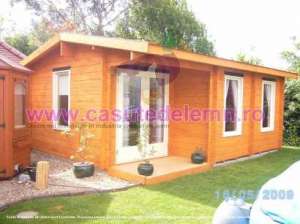 Casuta de lemn Fraser 6x4m,  28 mm