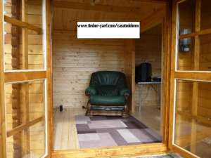 Casuta de lemn Fraser 6x4m,  28 mm