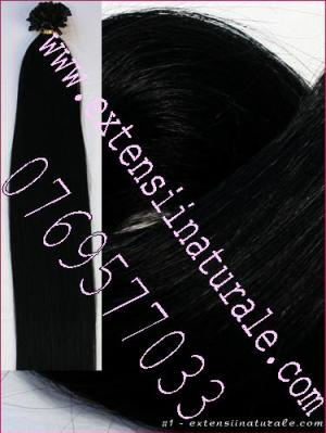 Extensii   din   par  natural  cu  cheratina  2 ron buc