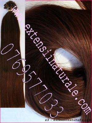 Extensii   din   par  natural  cu  cheratina  2 ron buc