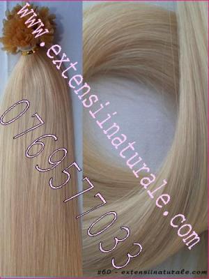 Extensii   din   par  natural  cu  cheratina  2 ron buc