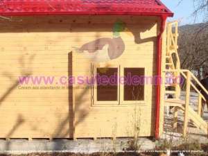 Casa de lemn Cabana 6x5m,  44 mm