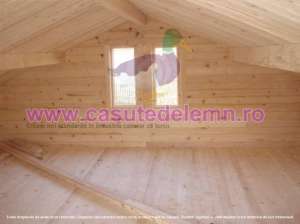 Casa de lemn Cabana 6x5m,  44 mm