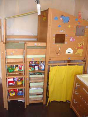pat copil cu mobilier,  comoda,  saltea,  etc